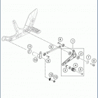 2020 SVARTPILEN 701 ENGINE Рычаг переключения