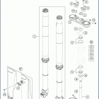2020 TC 85 19_16 CHASSIS Передняя вилка