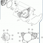 2020 TE 250i ENGINE Кожух сцепления