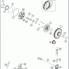 2020 TE 150 ENGINE Сцепление