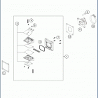 2020 TE 250i ENGINE Reed val ve case