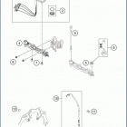 2020 TE 250i CHASSIS Панель приборов