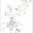 2020 SVARTPILEN 701 CHASSIS Tank, seat