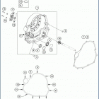 2020 SVARTPILEN 701 ENGINE Кожух сцепления