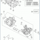 2020 TE 150 ENGINE Картер двигателя