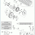 2020 701 SUPERMOTO ENGINE Сцепление