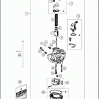 2020 TC 50 ENGINE Карбюратор