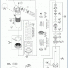 2020 TX 300i CHASSIS Амортизатор в разборе