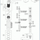 2020 TC 85 19_16 CHASSIS Амортизатор в разборе
