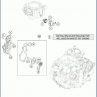2020 701 SUPERMOTO ENGINE Wa ter pump