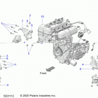 2020 SLINGSHOT R/SL Autodrive (T20AAPHD/RHB) Engine, mounting - t20aaphd  /  rhb all options (5...
