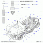 2020 SLINGSHOT R/SL Autodrive (T20AAPHD/RHB) Body, decals and badges (r models) - t20aarhb all ...
