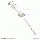 2020 SLINGSHOT R/SL Autodrive (T20AAPHD/RHB) Steering, upper steering asm. - t20aaphd  /  rhb a...