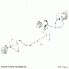 2020 SLINGSHOT R/SL Autodrive (T20AAPHD/RHB) Brakes, front brake line - t20aaphd  /  rhb all op...
