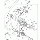 RAPTOR 700R SPECIAL  (YFM70RCCMW) Корпус дроселя в сборе
