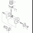 LT230G 1985-1986 Коленвал