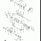 LT230G 1985-1986 Механизм  переключения передач