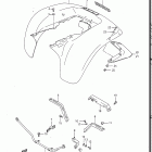 LT250EF 1985-1986 Rear fender (model g)