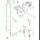 LT250EF 1985-1986 Handlebar - control cable