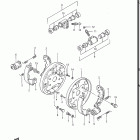 LT230G 1985-1986 Тормоза переднее колесо