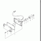 LT230G 1985-1986 Задний фонарь