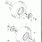LT250EF 1985-1986 Переднее колесо
