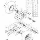 KODIAK 450 EPS HUNTE (YFM45KPHLF) Переднее колесо