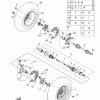KODIAK 450 EPS HUNTE (YFM45KPHLF) Переднее колесо