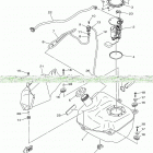GRIZZLY EPS HUNTER  (YFM70GPHLH) Топливный бак
