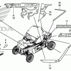 SXS1000S2X A Наклейки