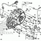 TRX520FE2 2A Крышка картера задняя