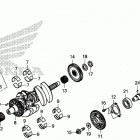 SXS1000S2X A Коленчатый вал и поршни