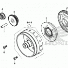 SXS1000S2X A Муфта стартера