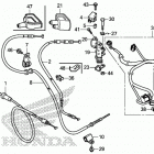 TRX520FE2 2A Рычаги,тросы и рулевые переключатели