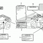 TRX680FA5 2AC Лейбл предостережения