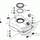 SXS1000S4 A Топливный бак