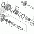 TRX680FA5 2AC Задняя передача