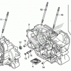 TRX680FA5 2AC Картер двигателя