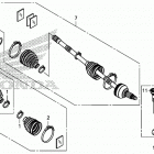 SXS1000S2X A Передний  привод и кулак поворотный