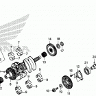 SXS1000S4 A Коленчатый вал и поршни