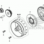 SXS1000S4 A Муфта стартера