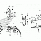 SXS1000S4 A Задний бампер