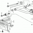 TRX680FA5 2AC Передняя подвеска