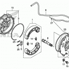 TRX520FE2 2A Задний тормоз