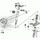 TRX520FE2 Рулевой вал
