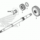 TRX520FE2 2A Вал ведущий