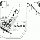 SXS1000S2X A Steering gear box@tie rod
