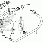 SXS1000S4 A Water hose@thermostat
