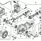 TRX520FE2 2A Передний редуктор
