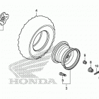 TRX520FE2 2A Переднее колесо